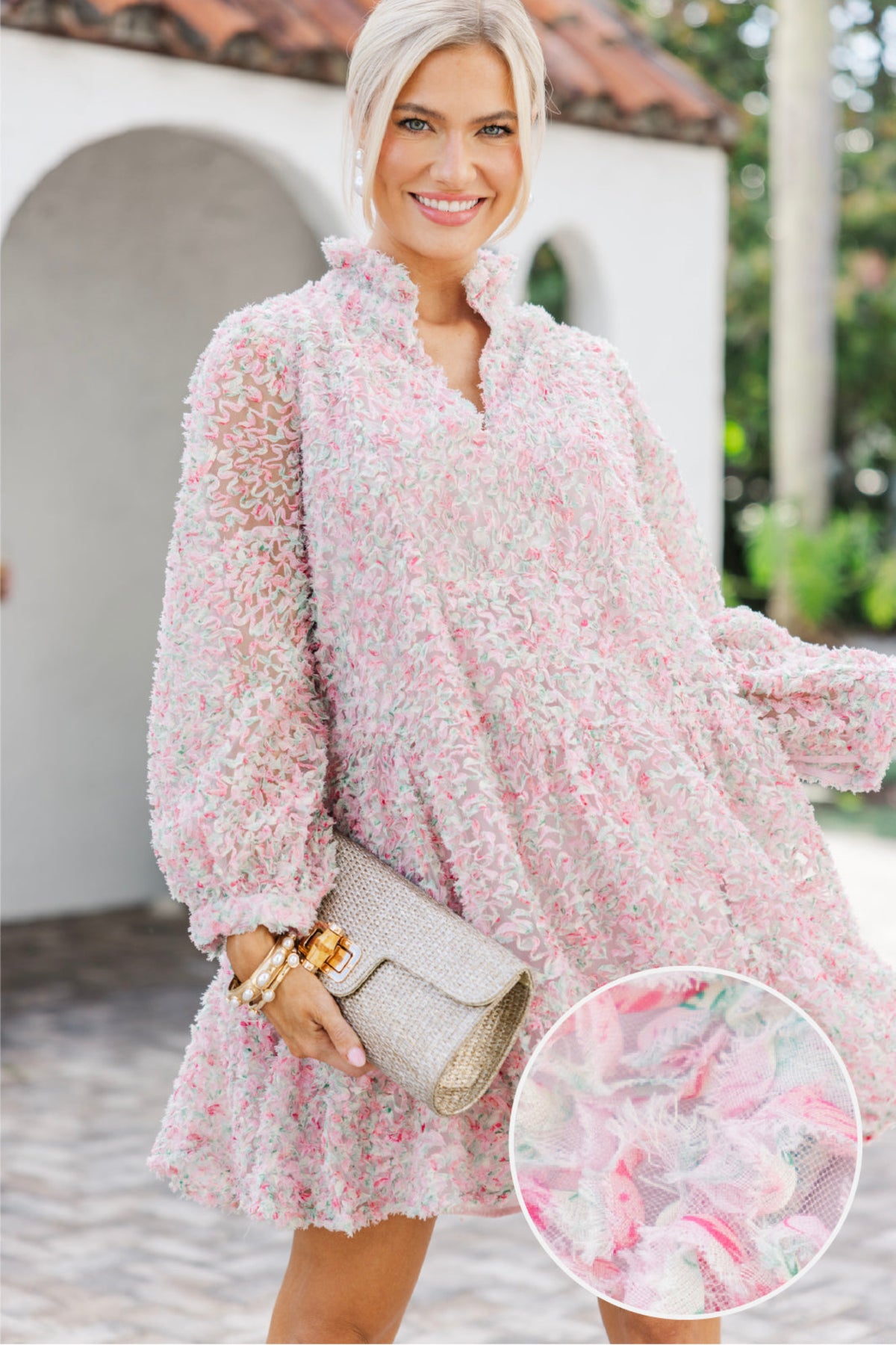Always On My Mind Pink Floral Tulle Babydoll Dress – Shop the Mint