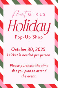 Mint Girls Holiday Pop-Up 