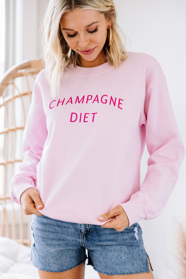 champagne graphic sweatshirt