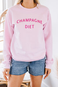 champagne graphic sweatshirt