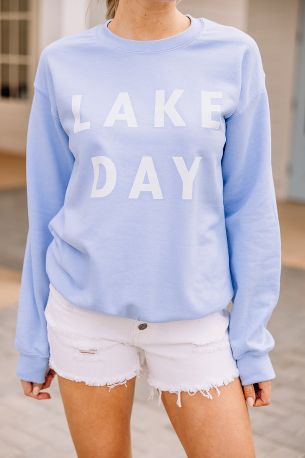 lake day graphic sweatshirt