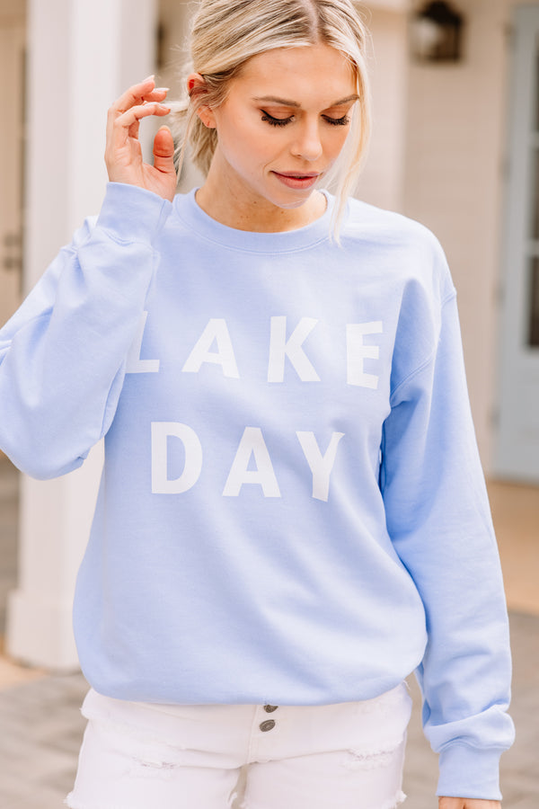 lake day graphic sweatshirt