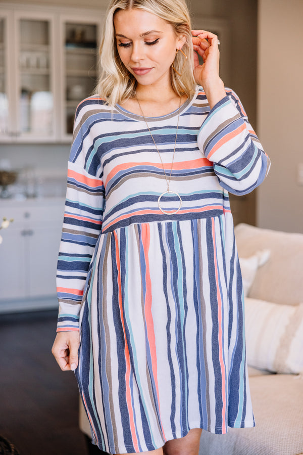 striped babydoll dress