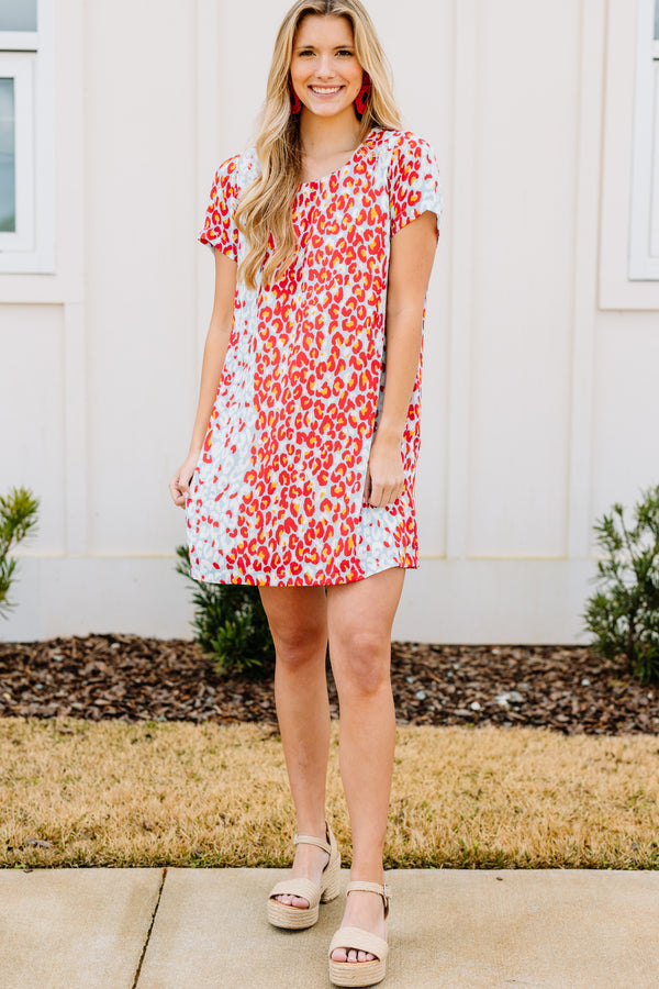 bold leopard print dress