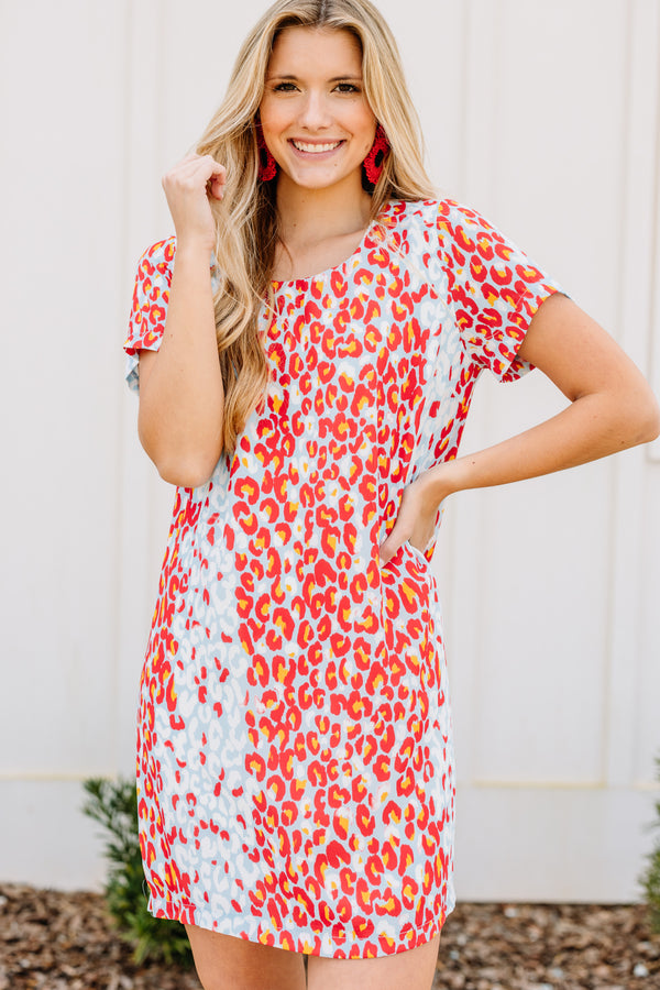 bold leopard print dress