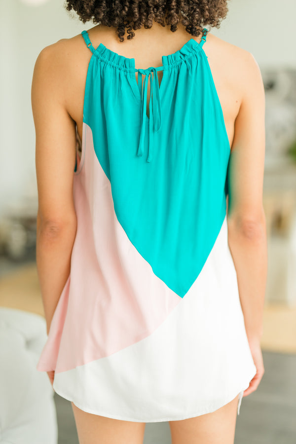 colorblock tank