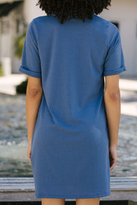 ribbed knotted t-shirt dress