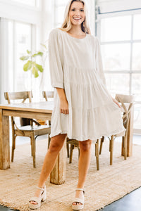 linen babydoll dress