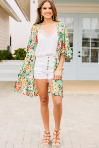 floral bright kimono