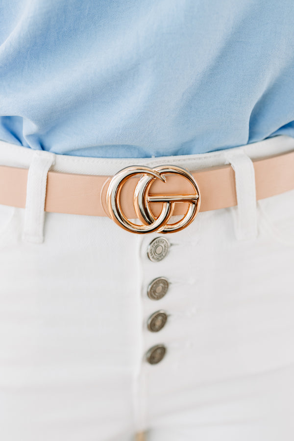 pink trendy belt
