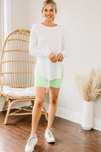 green bike shorts
