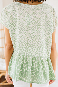 green spotted top