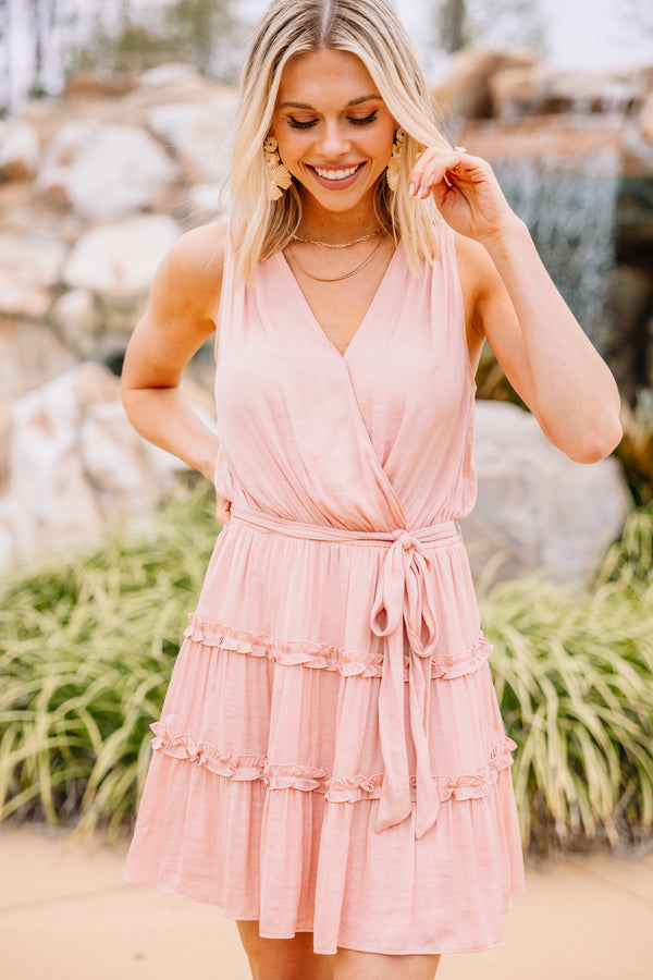 ruffled tank dress