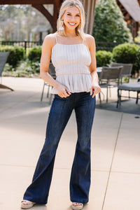 pleated chic tank