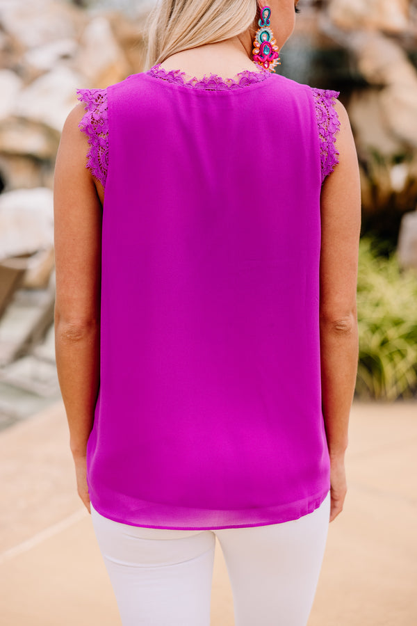 Share With You Violet Purple Tank
