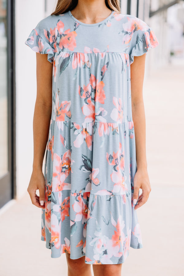 Cute Light Blue Babydoll Dress Trendy Dresses Shop the Mint