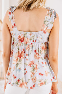 floral babydoll tank