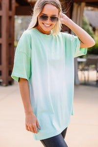 green ombre tee