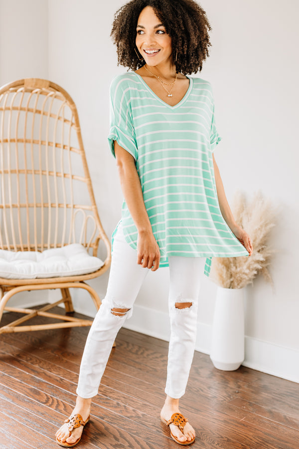 basic striped tee