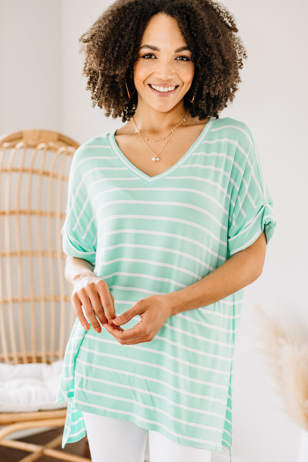 basic striped tee