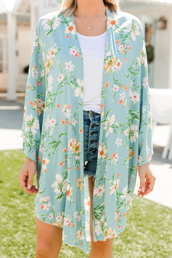 light floral kimono