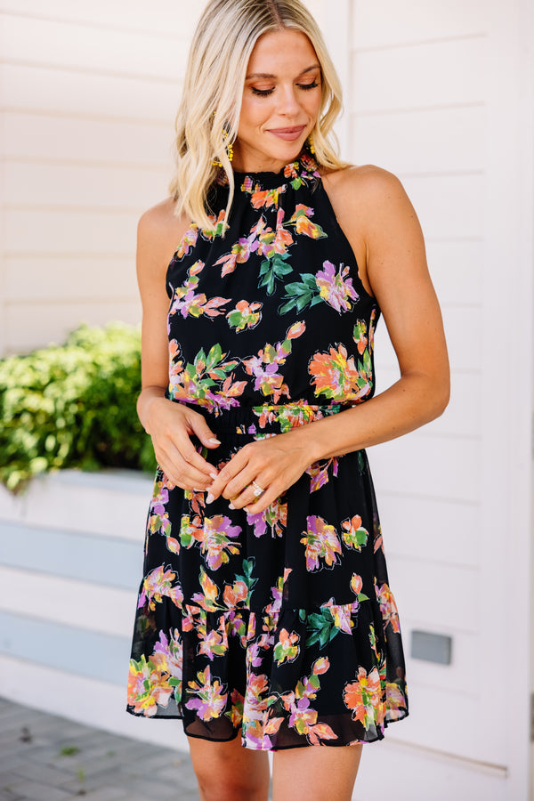 colorful floral dress