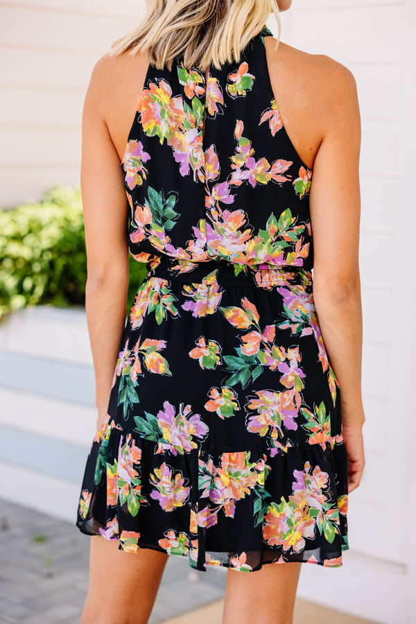 colorful floral dress