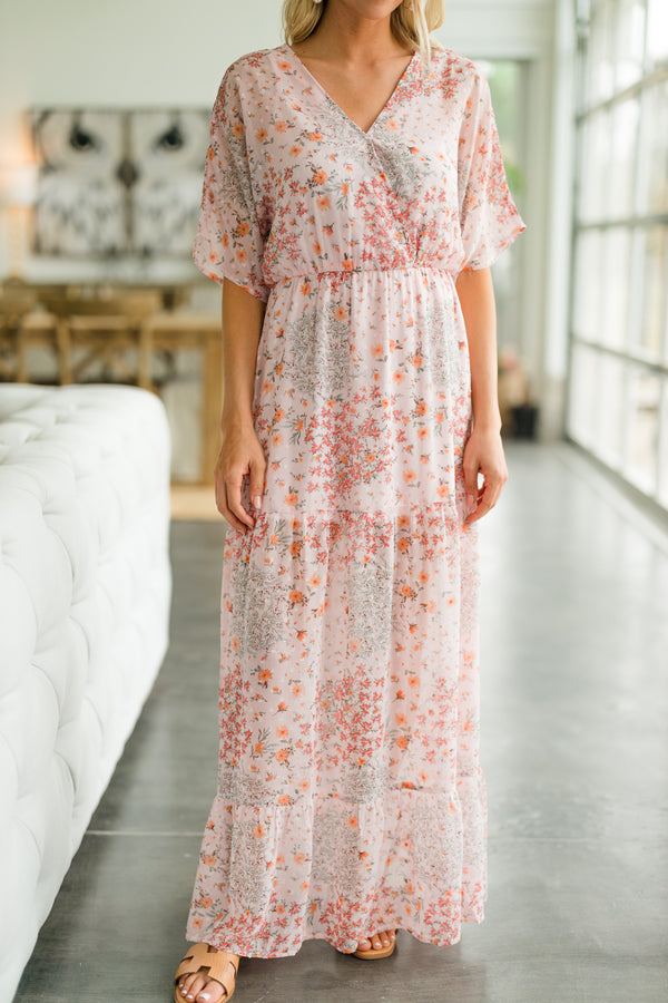 floral maxi dress