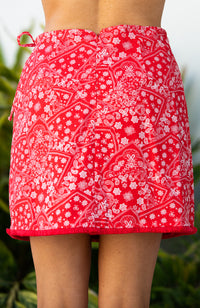 red paisley skirt 