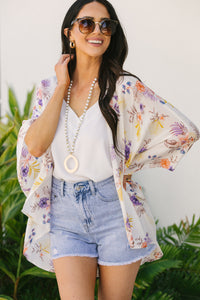 light floral kimono