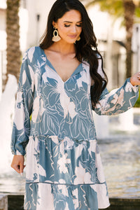 Walk On The Beach Natural White Floral Dress