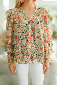 floral feminine blouse