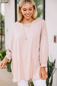 casual bubble sleeve top