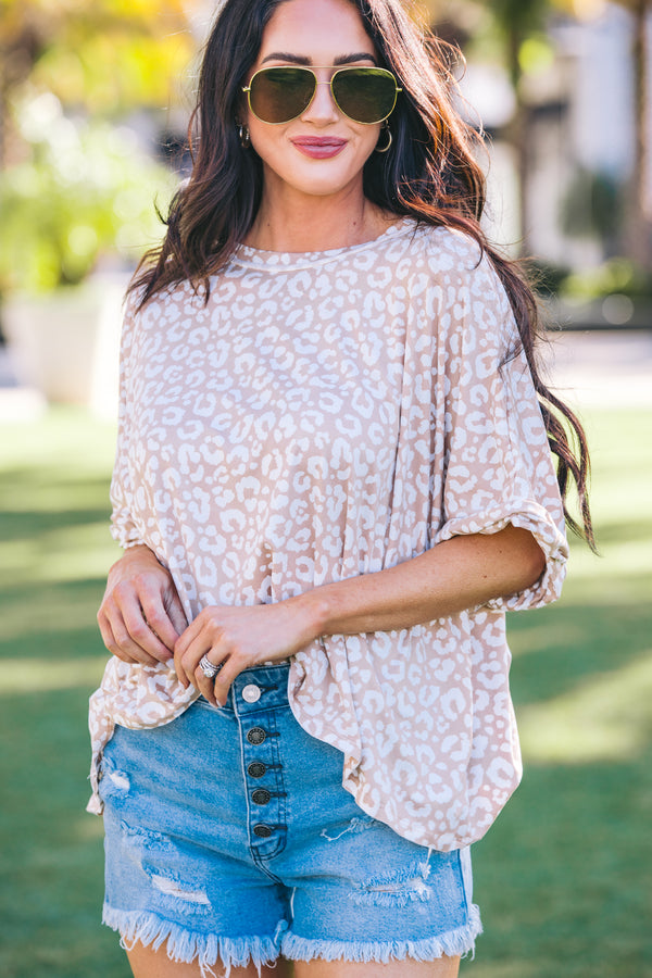 leopard print top