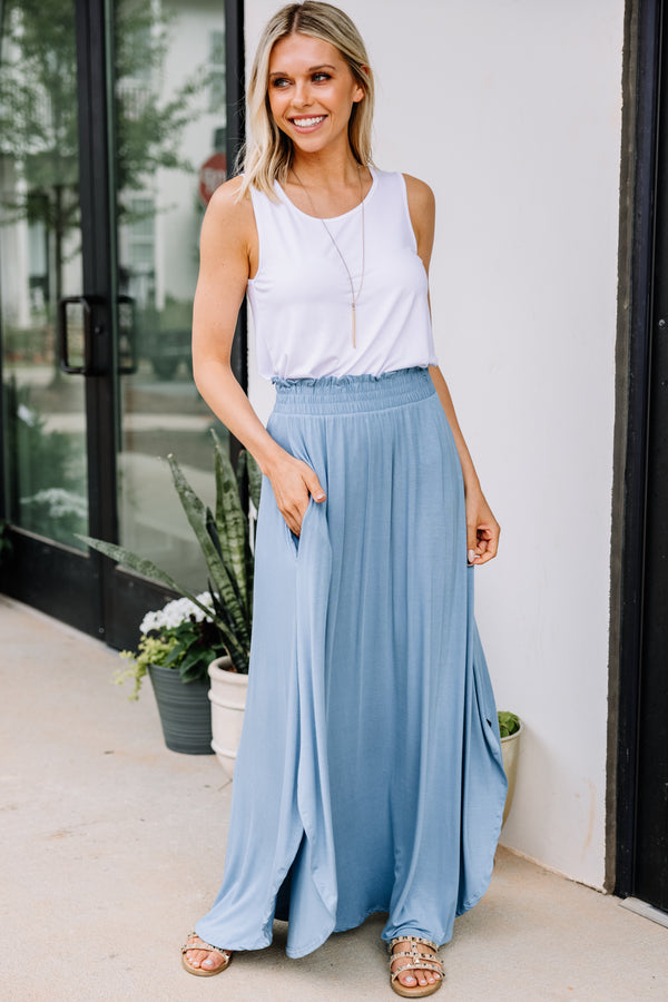 flowy maxi skirt