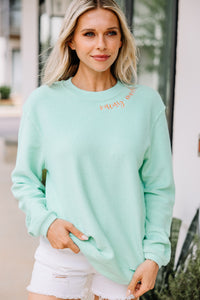 Thankful Burnt Orange Corded Embroidered Sweatshirt – Shop the Mint