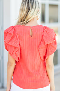 dramatic ruffled blouse