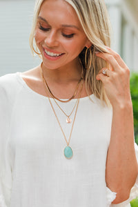 Let's Talk Gold Layered Necklace