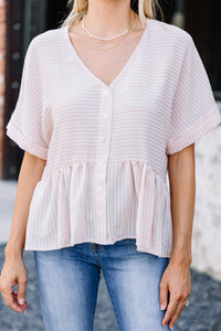 striped babydoll top