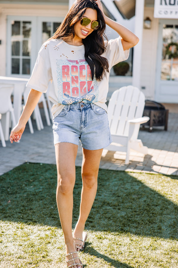 distressed graphic tee