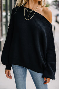This Is All A Dream Black Sweater