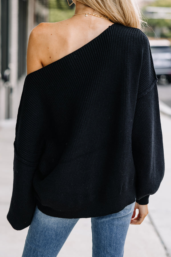 This Is All A Dream Black Sweater