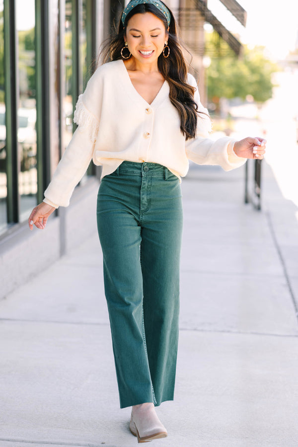 You Should Know Ivory White Cropped Cardigan – Shop the Mint