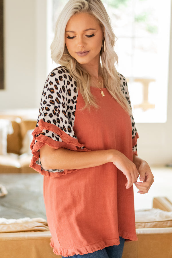 cute leopard tops