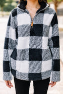 On The Move Black Buffalo Plaid Pullover – Shop the Mint