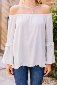 white off shoulder blouse
