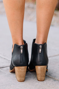 A Moment In Time Black Booties