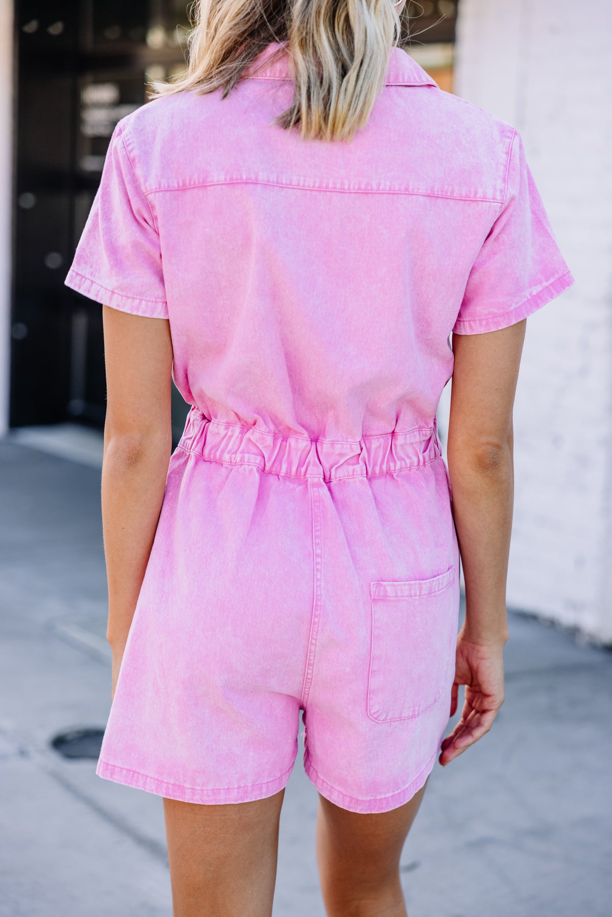 Trendy Pink Romper Women's Utility Romper Shop the Mint