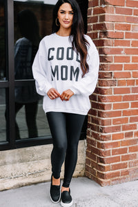 cool mom graphic sweatshirt