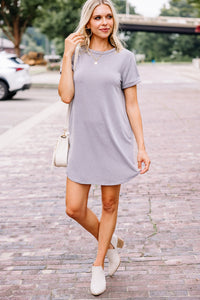 Gray store tshirt dress